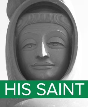 saint2 Face detail of the sculpture of Saint Francis